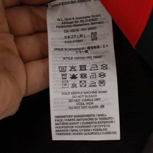 Gore Bike Wear C5 Gore-Tex Active Jacket Men's XS MTB Urban Cycling Black red - Picture 5 of 14